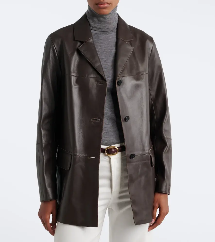 Loulou de Saison Nari leather jacket | Thumbnail 3 Loulou de Saison Nari leather jacket | Thumbnail 3