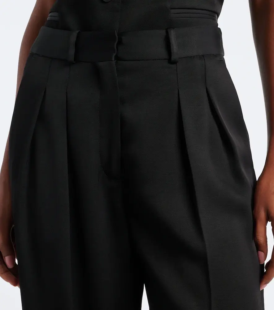 Loulou de Saison Alio Lds pleated straight pants | Thumbnail 3 Loulou de Saison Alio Lds pleated straight pants | Thumbnail 3
