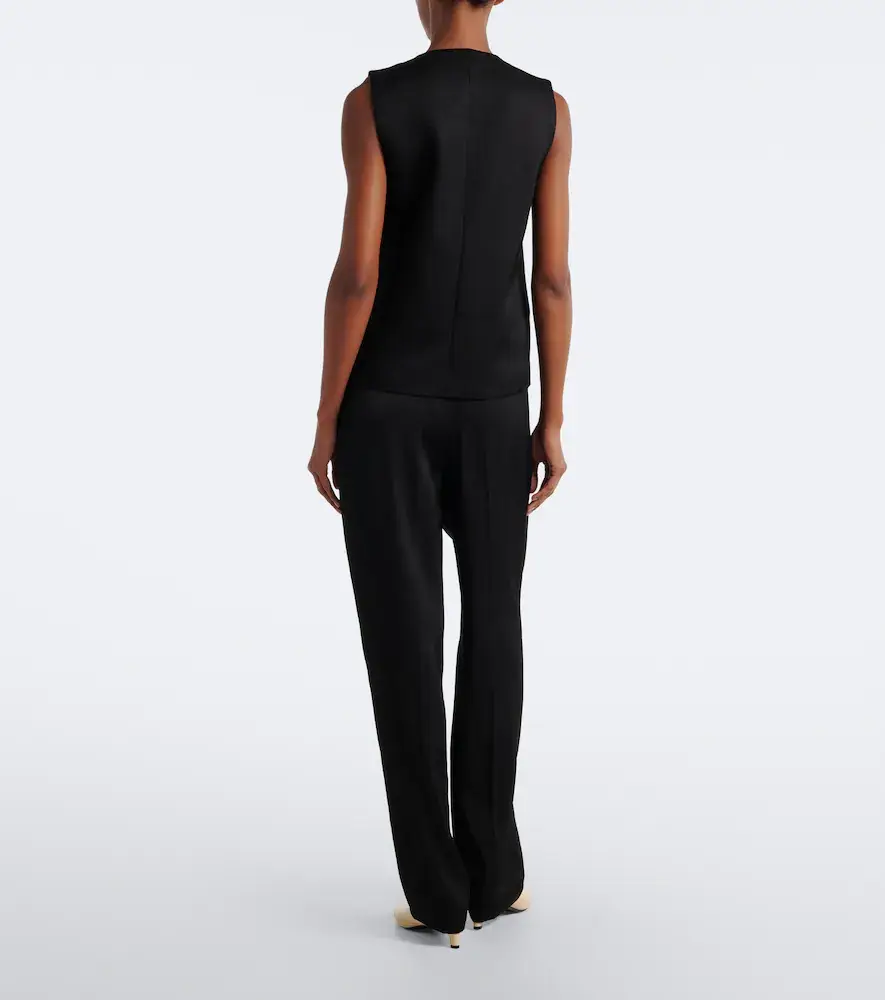 Loulou de Saison Alio Lds pleated straight pants | Thumbnail 5 Loulou de Saison Alio Lds pleated straight pants | Thumbnail 5