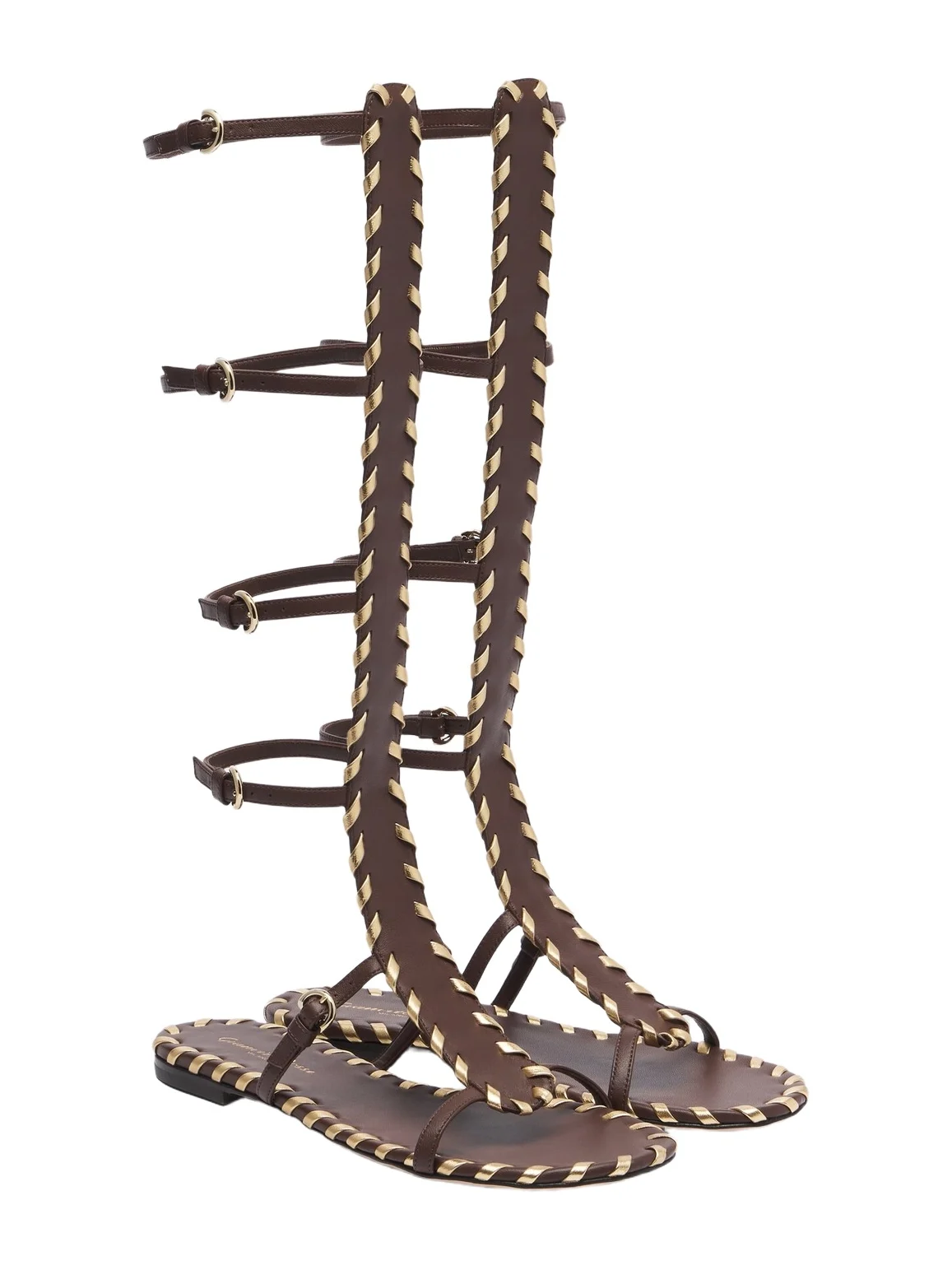 Gianvito Rossi Zaira leather gladiator sandals