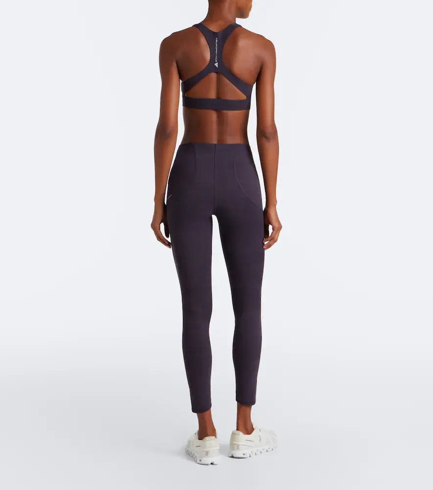 adidas by Stella McCartney Logo jersey sports bra | Thumbnail 2