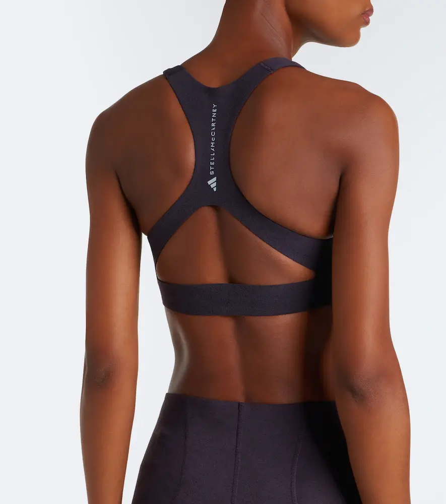 adidas by Stella McCartney Logo jersey sports bra | Thumbnail 3