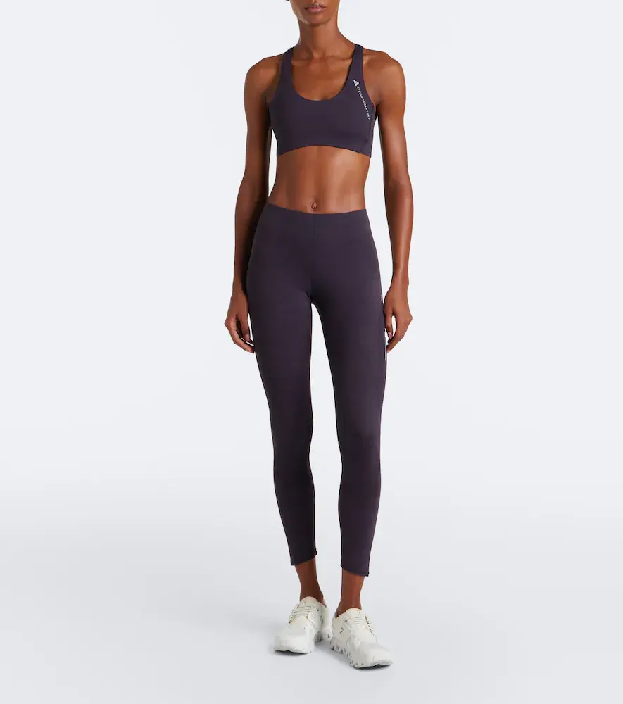 adidas by Stella McCartney Logo jersey sports bra | Thumbnail 5