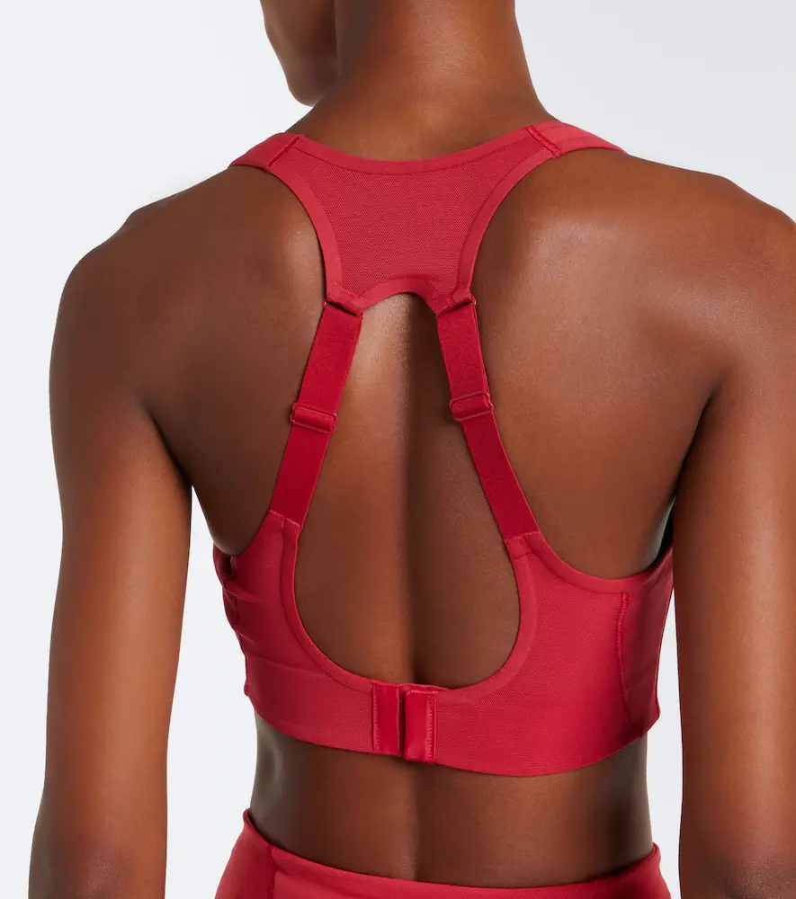 adidas by Stella McCartney Logo padded jersey sports bra | Thumbnail 3