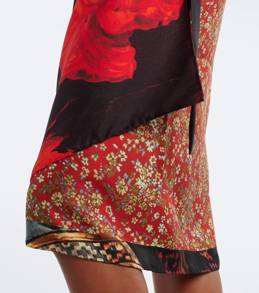 Dries Van Noten Printed silk wrap skirt | Thumbnail 3 Dries Van Noten Printed silk wrap skirt | Thumbnail 3