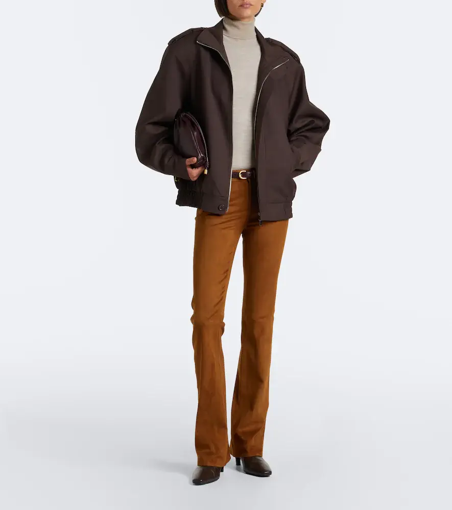 Frame Rodeo suede flared pants | Thumbnail 3