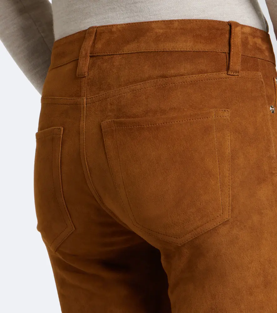 Frame Rodeo suede flared pants | Thumbnail 4