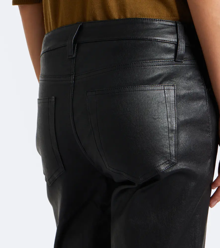 Frame Cigarette leather slim pants | Thumbnail 4