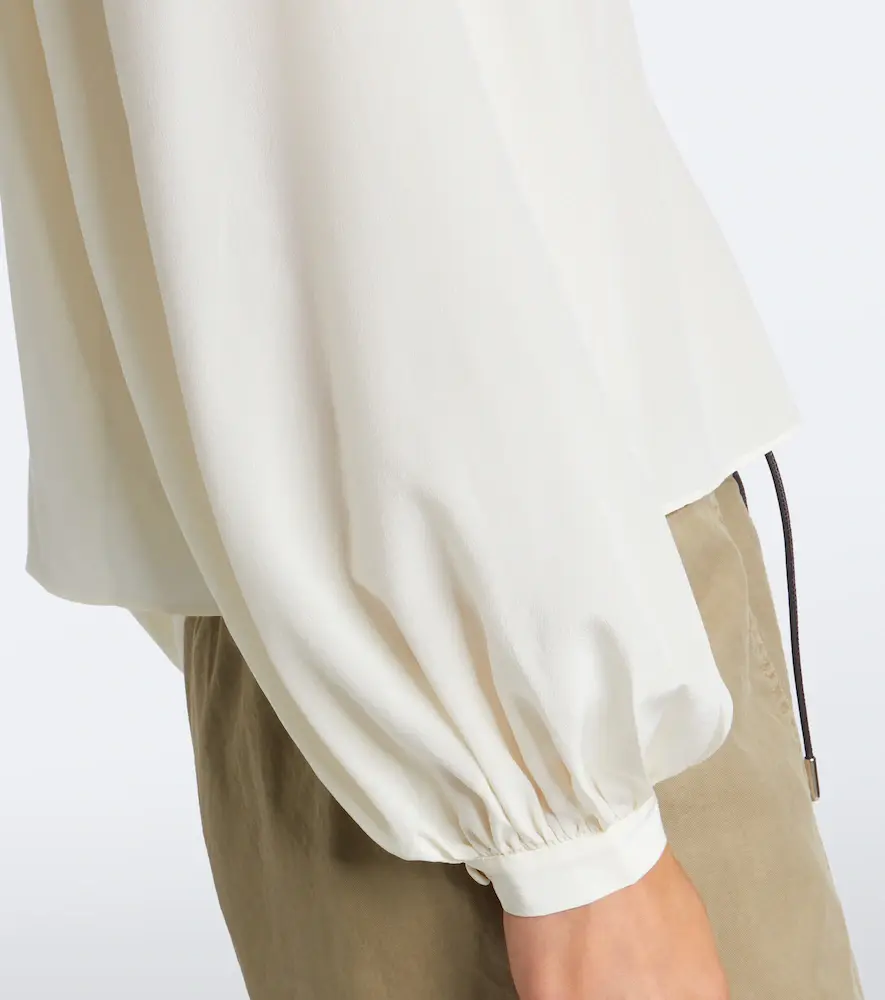 Frame Gala silk georgette blouse | Thumbnail 2 Frame Gala silk georgette blouse | Thumbnail 2