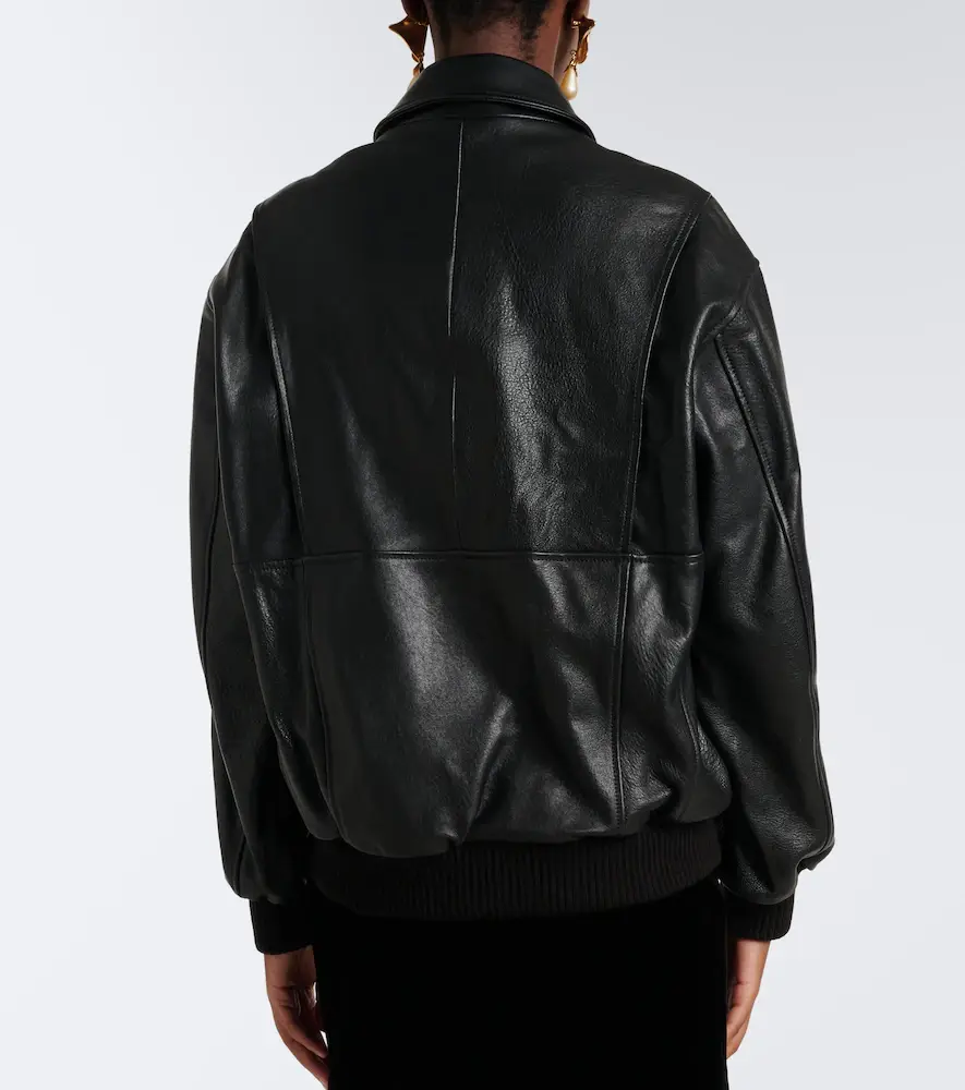 Nour Hammour Toyen leather blouson jacket | Thumbnail 5 Nour Hammour Toyen leather blouson jacket | Thumbnail 5