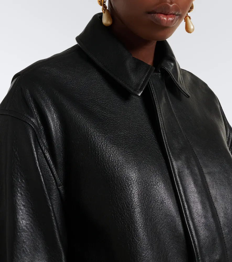 Nour Hammour Toyen leather blouson jacket | Thumbnail 7 Nour Hammour Toyen leather blouson jacket | Thumbnail 7