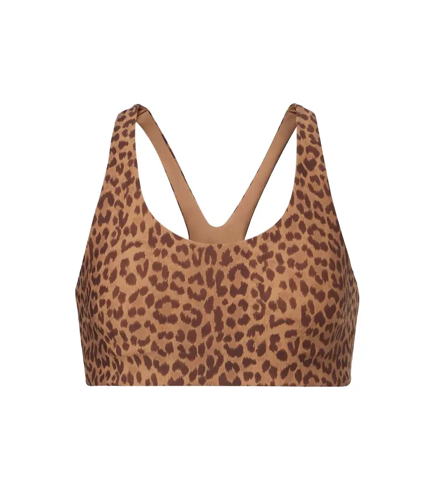 The Upside Javan Jade leopard-print sports bra | Image 1 The Upside Javan Jade leopard-print sports bra | Image 1