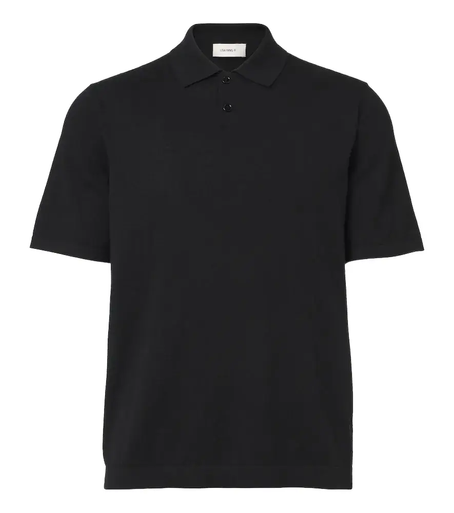Lisa Yang Keir cotton and cashmere polo shirt | Image 1 Lisa Yang Keir cotton and cashmere polo shirt | Image 1