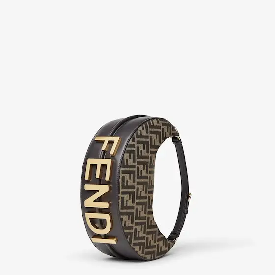 Fendi Fendigraphy Small FF Jacquard Fabric Bag | Thumbnail 2 Fendi Fendigraphy Small FF Jacquard Fabric Bag | Thumbnail 2