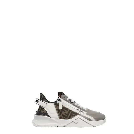 Fendi Flow sneakers with adjustable elastic laces and side | Image 1 Fendi Flow sneakers with adjustable elastic laces and side | Image 1