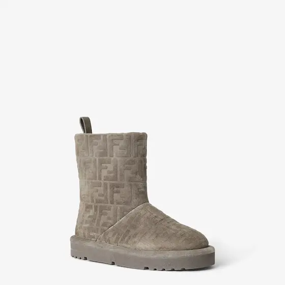 Fendi Apres Chic FF Suede Low Boots | Thumbnail 2 Fendi Apres Chic FF Suede Low Boots | Thumbnail 2