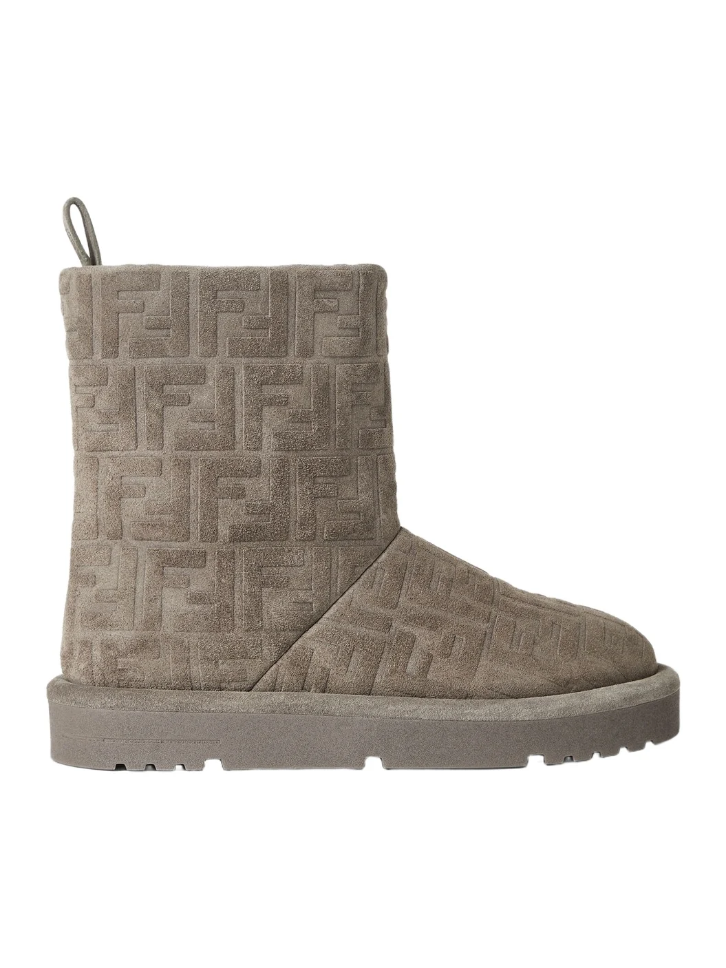 Fendi Apres Chic FF Suede Low Boots