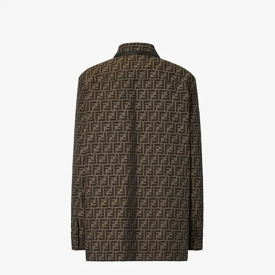 Fendi Straight-cut single-breasted jacket with shirt collar | Thumbnail 2 Fendi Straight-cut single-breasted jacket with shirt collar | Thumbnail 2