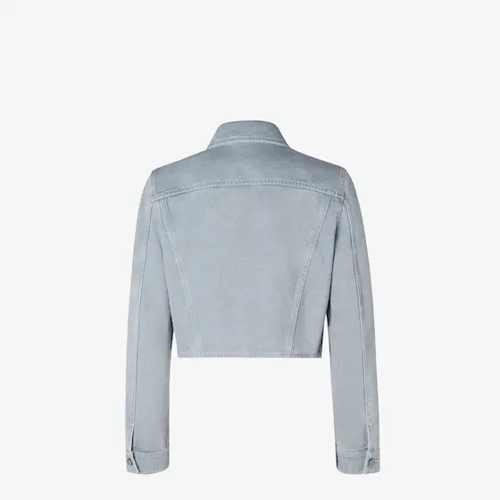 Fendi Long-sleeved crop jacket with shirt collar and cuffs | Thumbnail 2 Fendi Long-sleeved crop jacket with shirt collar and cuffs | Thumbnail 2