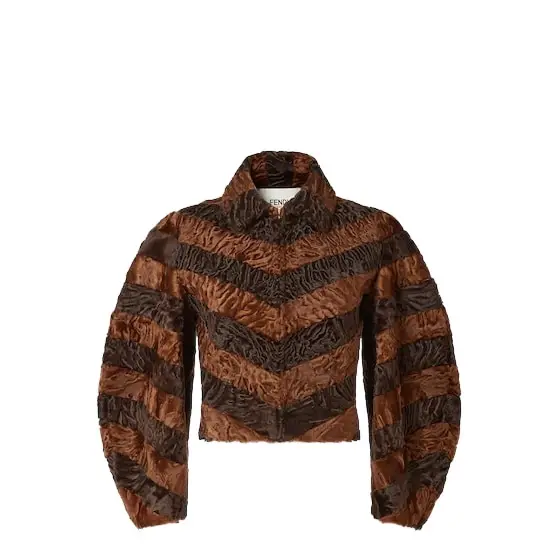 Fendi Cropped jacket fastened with a front zip | Image 1 Fendi Cropped jacket fastened with a front zip | Image 1