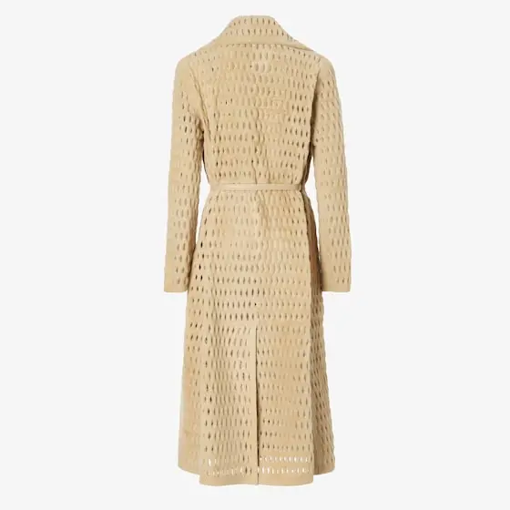Fendi Wrap midi coat with wide lapel collar and matching belt | Thumbnail 2 Fendi Wrap midi coat with wide lapel collar and matching belt | Thumbnail 2