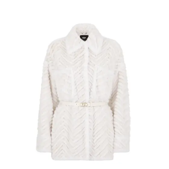 Fendi Single-breasted jacket with shirt collar and low-cut set-in | Image 1 Fendi Single-breasted jacket with shirt collar and low-cut set-in | Image 1
