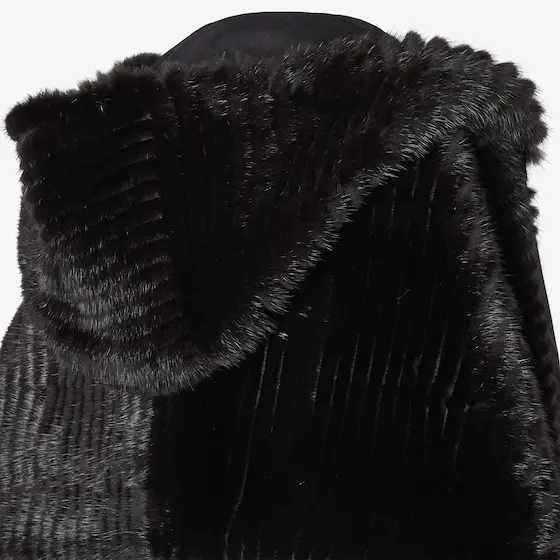 Fendi Long scarf with hood, folds away for easy storage or travel | Thumbnail 3 Fendi Long scarf with hood, folds away for easy storage or travel | Thumbnail 3