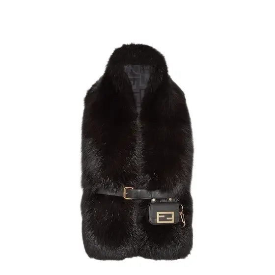 Fendi Maxi stole with multifunctional leather belt | Image 1 Fendi Maxi stole with multifunctional leather belt | Image 1