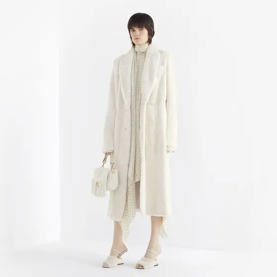 Fendi Straight-cut, double-breasted coat | Thumbnail 4 Fendi Straight-cut, double-breasted coat | Thumbnail 4