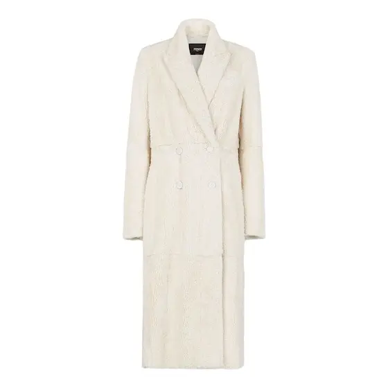 Straight-cut, double-breasted coat Straight-cut, double-breasted coat
