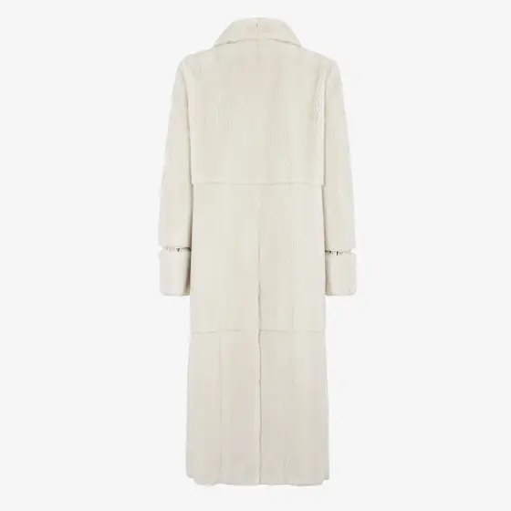 Fendi Long-sleeved straight-cut long coat with shirt collar | Thumbnail 2 Fendi Long-sleeved straight-cut long coat with shirt collar | Thumbnail 2