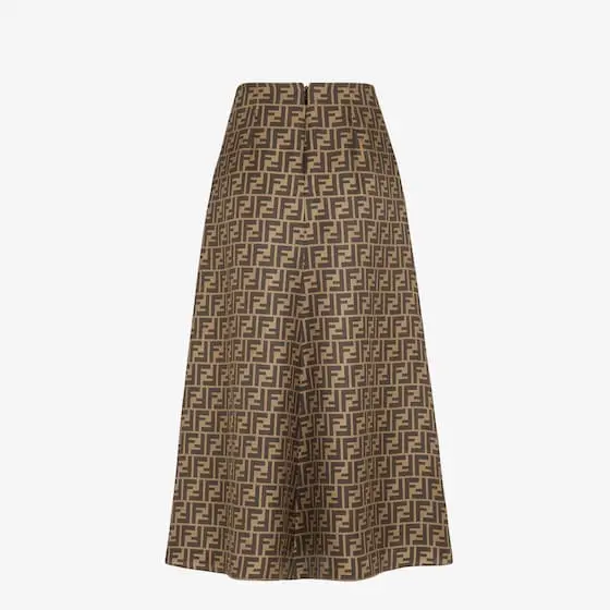 Fendi High-waisted skirt with a flowing, flared line | Thumbnail 2 Fendi High-waisted skirt with a flowing, flared line | Thumbnail 2