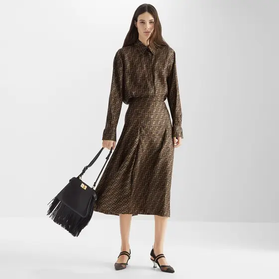 Fendi High-waisted skirt with a flowing, flared line | Thumbnail 4 Fendi High-waisted skirt with a flowing, flared line | Thumbnail 4