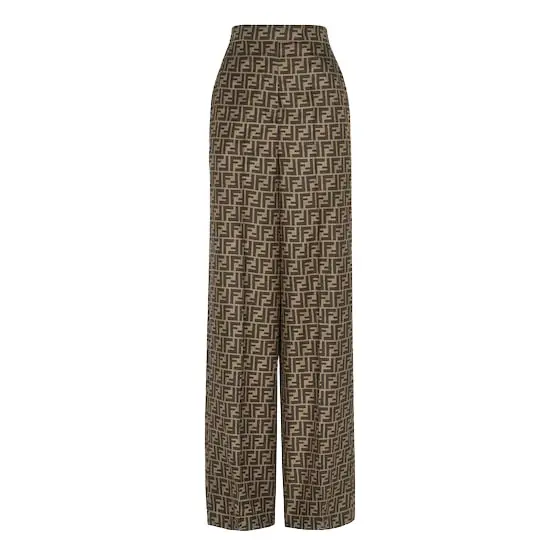 Fendi High-waisted, tailored palazzo trousers | Image 1 Fendi High-waisted, tailored palazzo trousers | Image 1