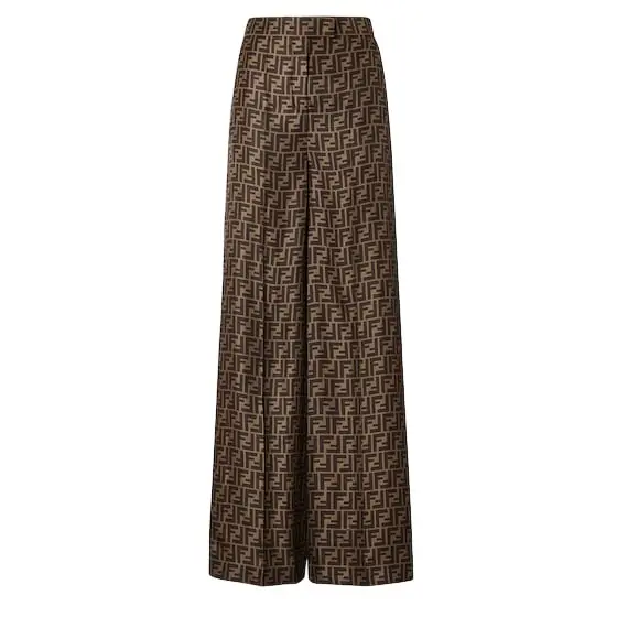 Fendi Wide leg trousers with trouser crease | Image 1 Fendi Wide leg trousers with trouser crease | Image 1