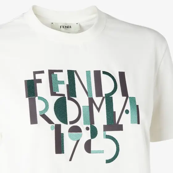 Fendi Cotton T-Shirt | Thumbnail 3 Fendi Cotton T-Shirt | Thumbnail 3