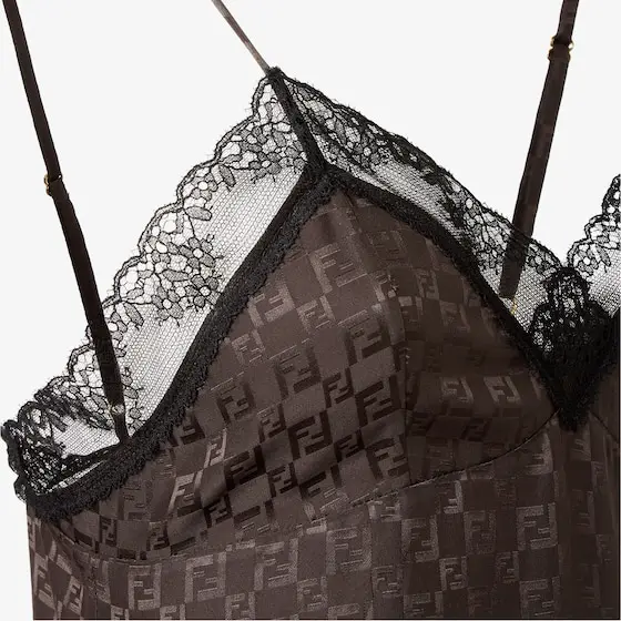Fendi Jacquard FF Silk Top | Thumbnail 3 Fendi Jacquard FF Silk Top | Thumbnail 3