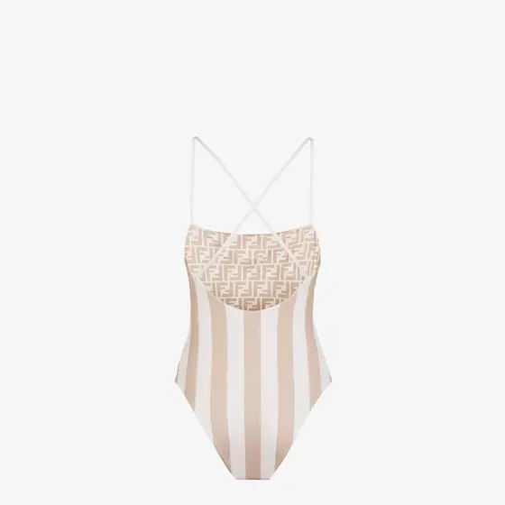 Fendi Reversible one-piece swimsuit with a straight neckline | Thumbnail 2