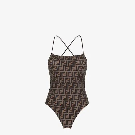 Fendi Reversible one-piece swimsuit with a straight neckline | Thumbnail 4 Fendi Reversible one-piece swimsuit with a straight neckline | Thumbnail 4