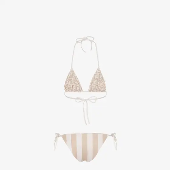 Fendi Two-piece reversible swimsuit with triangle bra and briefs | Thumbnail 2 Fendi Two-piece reversible swimsuit with triangle bra and briefs | Thumbnail 2
