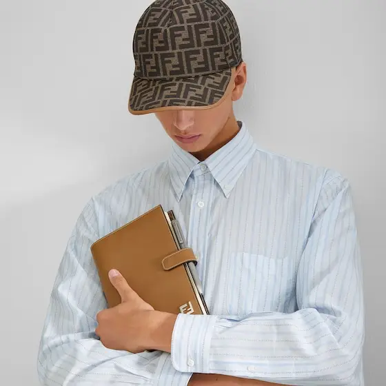 Fendi FF Jacquard Fabric Baseball Cap | Thumbnail 3 Fendi FF Jacquard Fabric Baseball Cap | Thumbnail 3