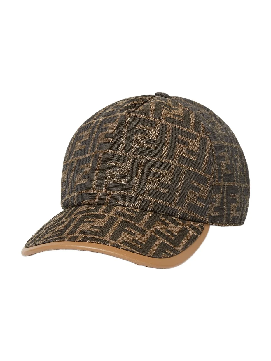 Fendi FF Jacquard Fabric Baseball Cap