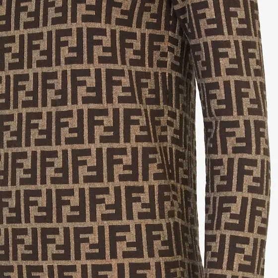 Fendi FF Cotton Short Dress | Thumbnail 3 Fendi FF Cotton Short Dress | Thumbnail 3