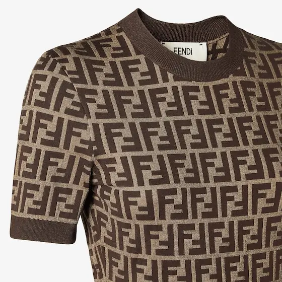 Fendi FF Cotton Dress | Thumbnail 3 Fendi FF Cotton Dress | Thumbnail 3