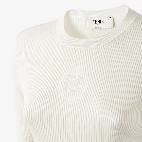 Fendi Silk and Cotton Jumper | Thumbnail 3 Fendi Silk and Cotton Jumper | Thumbnail 3