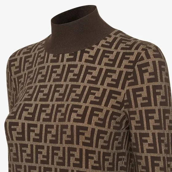 Fendi FF Cotton Sweater | Thumbnail 3 Fendi FF Cotton Sweater | Thumbnail 3