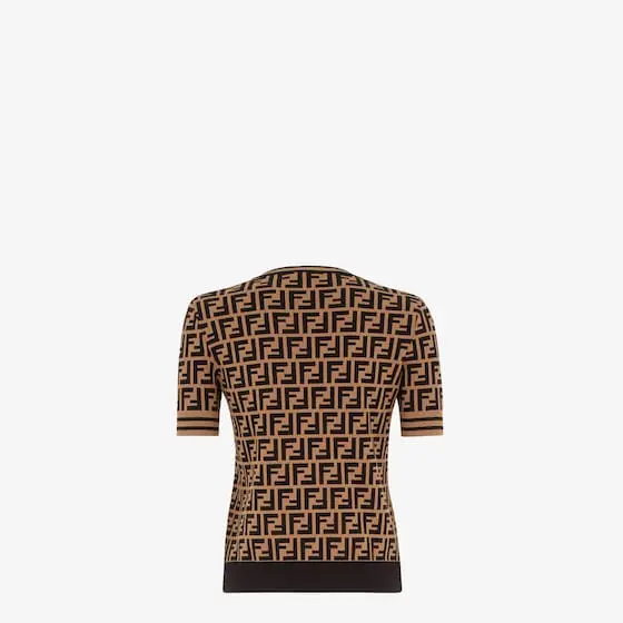 Fendi Fabric FF Motif Sweater | Thumbnail 2 Fendi Fabric FF Motif Sweater | Thumbnail 2