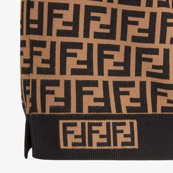 Fendi Fabric FF Motif Sweater | Thumbnail 3 Fendi Fabric FF Motif Sweater | Thumbnail 3