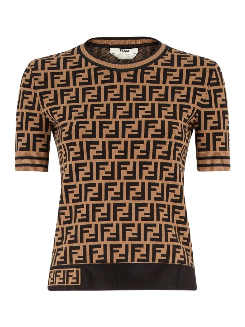 Fendi Fabric FF Motif Sweater