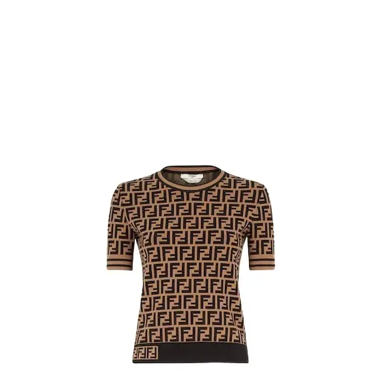 Fendi Short-sleeved close-fitting jumper | Image 1 Fendi Short-sleeved close-fitting jumper | Image 1